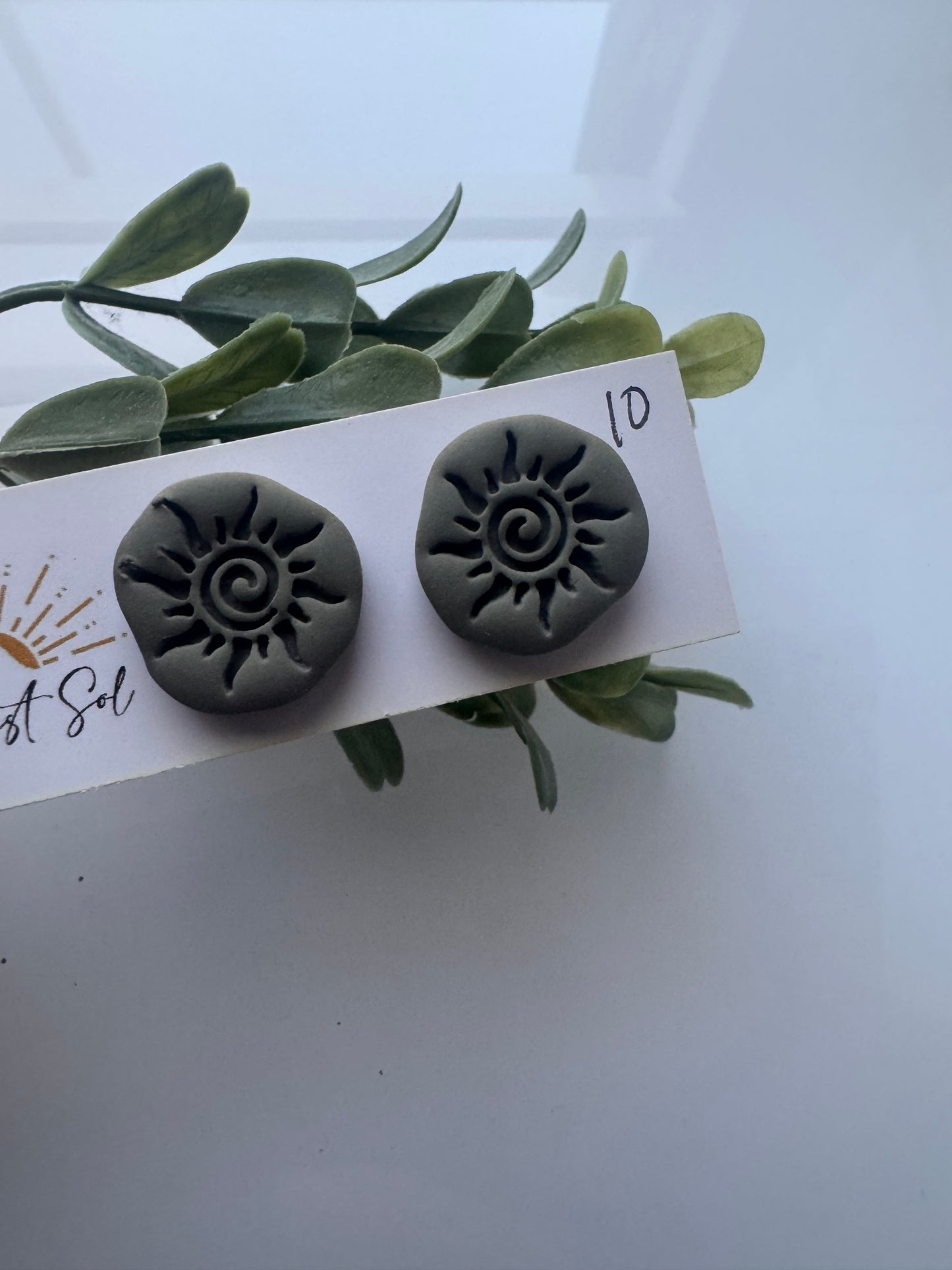 Green Sun Studs