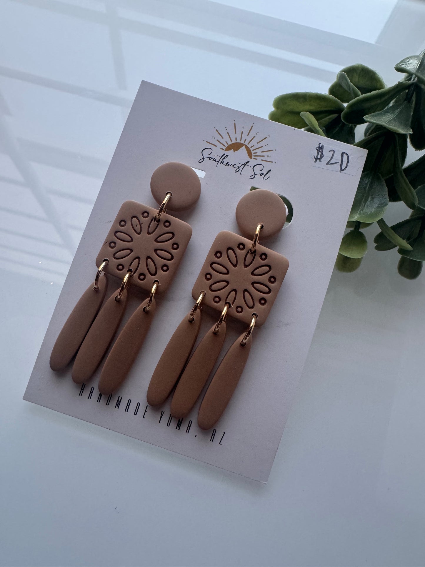 Muted Mustard Dangle