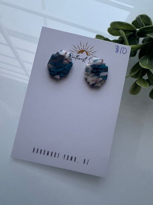 Faux Stone Studs