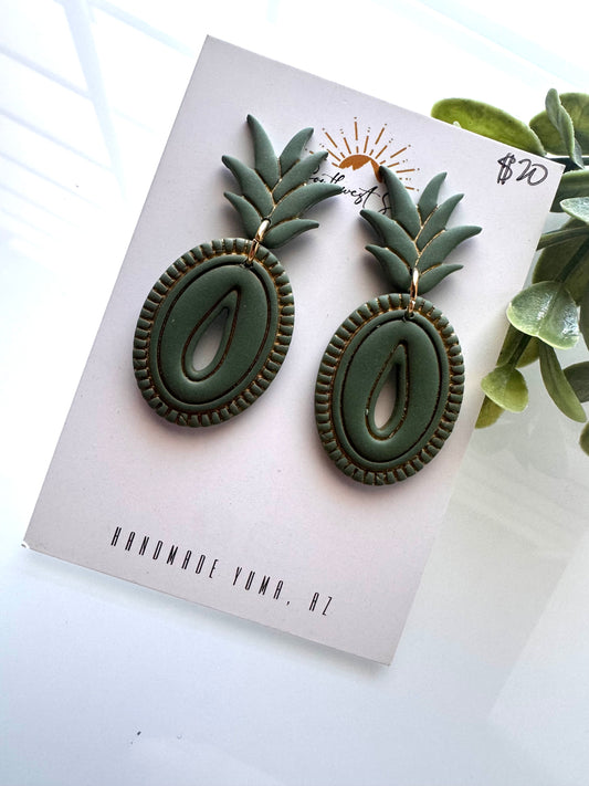 Green Pineapple Dangle