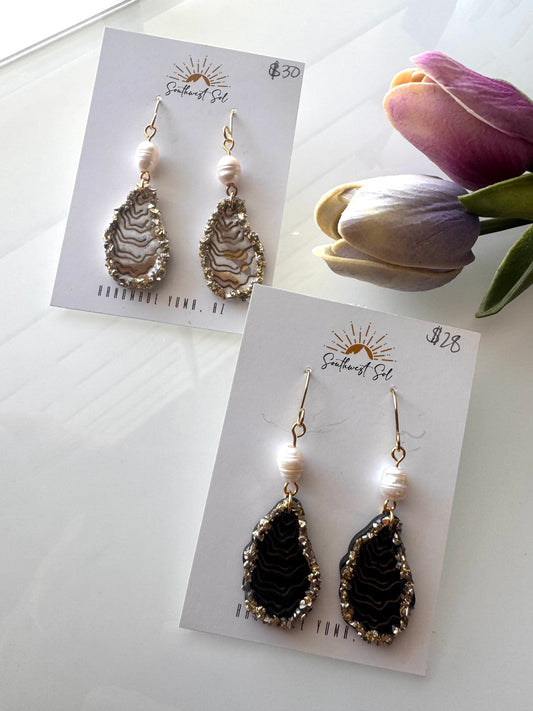 Oyster Shell Dangle