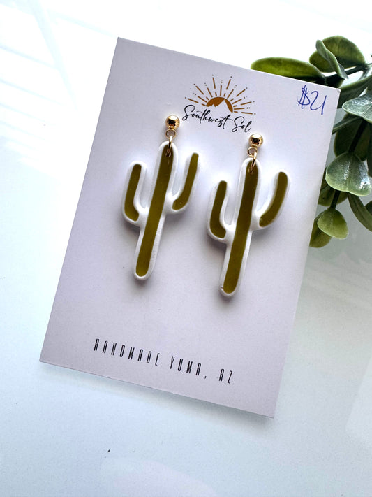 Green cactus dangle